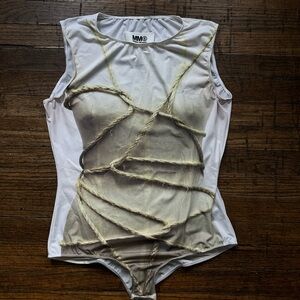 MM6 maison margiela bodysuit
